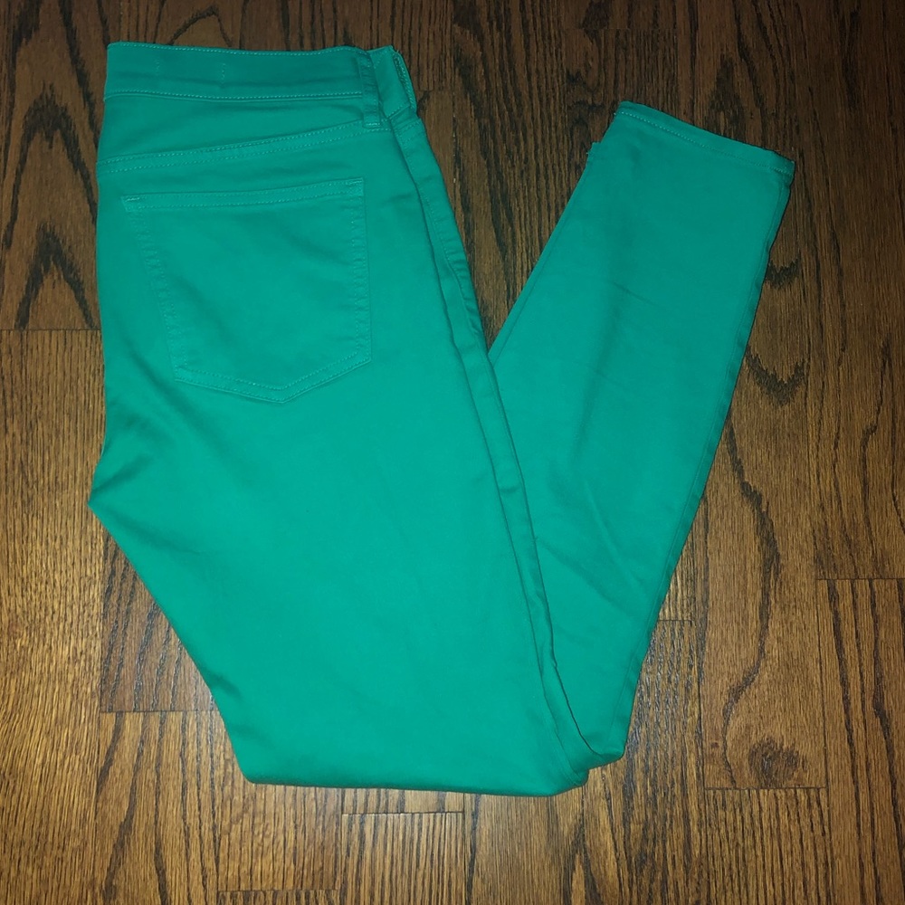 Green gap jeans size 2